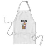 Girl Blogger Tshirts and Gifts aprons