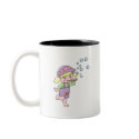 Girl Blowing Bubbles mugs by toddlersplace Girl Blowing Bubbles mugs