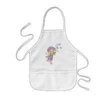 Girl Blowing Bubbles Tshirts and Gifts Apron