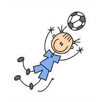 Girl Blue Soccer Uniform Tshirts and Gifts by stick_figures Girl Blue Soccer Uniform Tshirts and Gifts