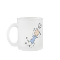 Girl Blue Soccer Uniform Tshirts and Gifts mugs