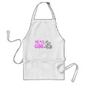 GIRL BOAR HUNTING aprons