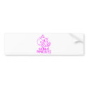 GIRL BOAR HUNTING bumper stickers