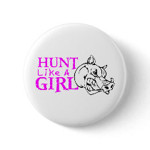 GIRL BOAR HUNTING PIN