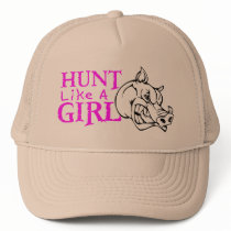 GIRL BOAR HUNTING MESH HATS
