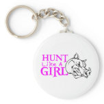 GIRL BOAR HUNTING KEY CHAINS