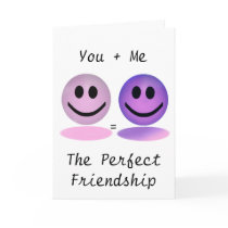 Girl+Boy Perfect Friendship Card