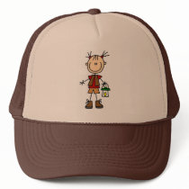 Girl Camping With Lantern Hat by stick_figures Girl Camping With Lantern Hat