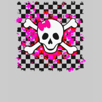 Girl Cartoon Skull t-shirts