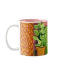 Girl & Cat_mug by VioDeSign Girl & Cat_mug