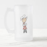 Girl Chef Stick Figure Mugs