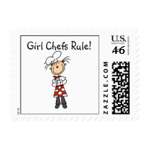 Girl Chefs Rule Stamps