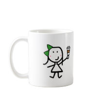 Girl & Coffee mugs