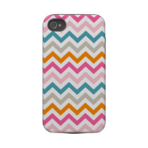 Girl Colors Chevron Zigzag iPhone4 Cover Tough Iphone 4 Case
