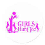 GIRL COON HUNTING stickers