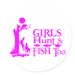 GIRL COON HUNTING stickers