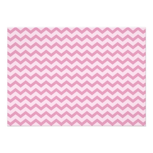 Girl Cow Baby Shower Invitation with Chevron Print