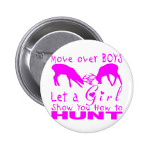GIRL DEER HUNTING PINS