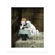 Girl Dog SMPOSTER Poster posters by ironydesign Girl Dog SMPOSTER Poster posters
