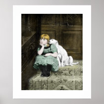 Girl Dog SMPOSTER Poster