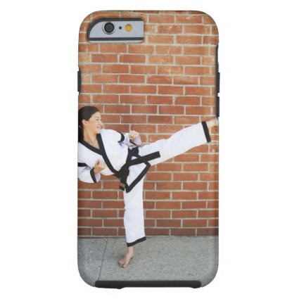 Girl doing martial arts 2 iPhone 6 case