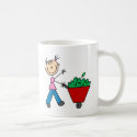 Girl Doing Yardwork Mug