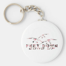 GIRL DUCK HUNTING KEYCHAIN