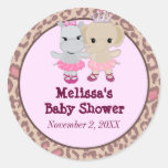 GIRL ELEPHANT HIPPO Tu Tu Cute Baby blank TTC #7 Sticker