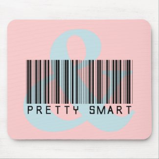 Girl Empowerment: You can be pretty and smart mousepad