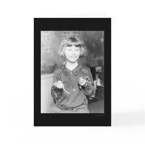 Girl Exhibiting Her Pet Snakes at School 1927 cards
