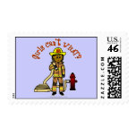 Girl Firefighter Postage
