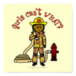 Girl Firefighter Print
