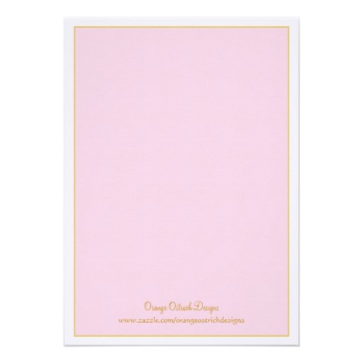 Girl First Communion Invitation - Pink