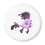 Girl Fish Fridge Magnet