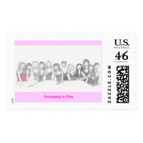 Girl Friends,  Friendship in Pink postage