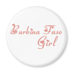 Girl from Burkina Faso magnets