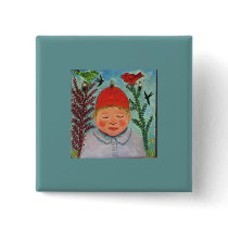 Girl  From Jeroen Pinback Button
