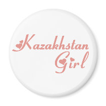 Girl from Kazakhstan magnets