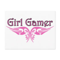 Girl Gamer postcards