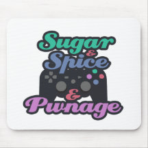 Girl Gamer Pwnage Mousepad
