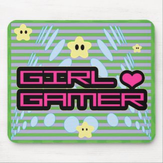 Girl Gamer Star Power Mousepad mousepad