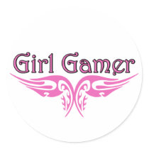 Girl Gamer stickers
