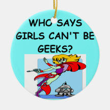 GIRL geek Ornament