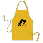 Girl - girl D/s Silhouette Apron
