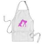 Girl - girl D/s Silhouette Apron
