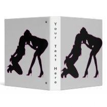Girl - girl D/s Silhouette Binder
