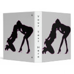 Girl - girl D/s Silhouette Binder