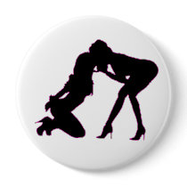 Girl - girl D/s Silhouette Button