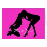 Girl - girl D/s Silhouette Cards