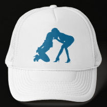 Girl - girl D/s Silhouette Hats